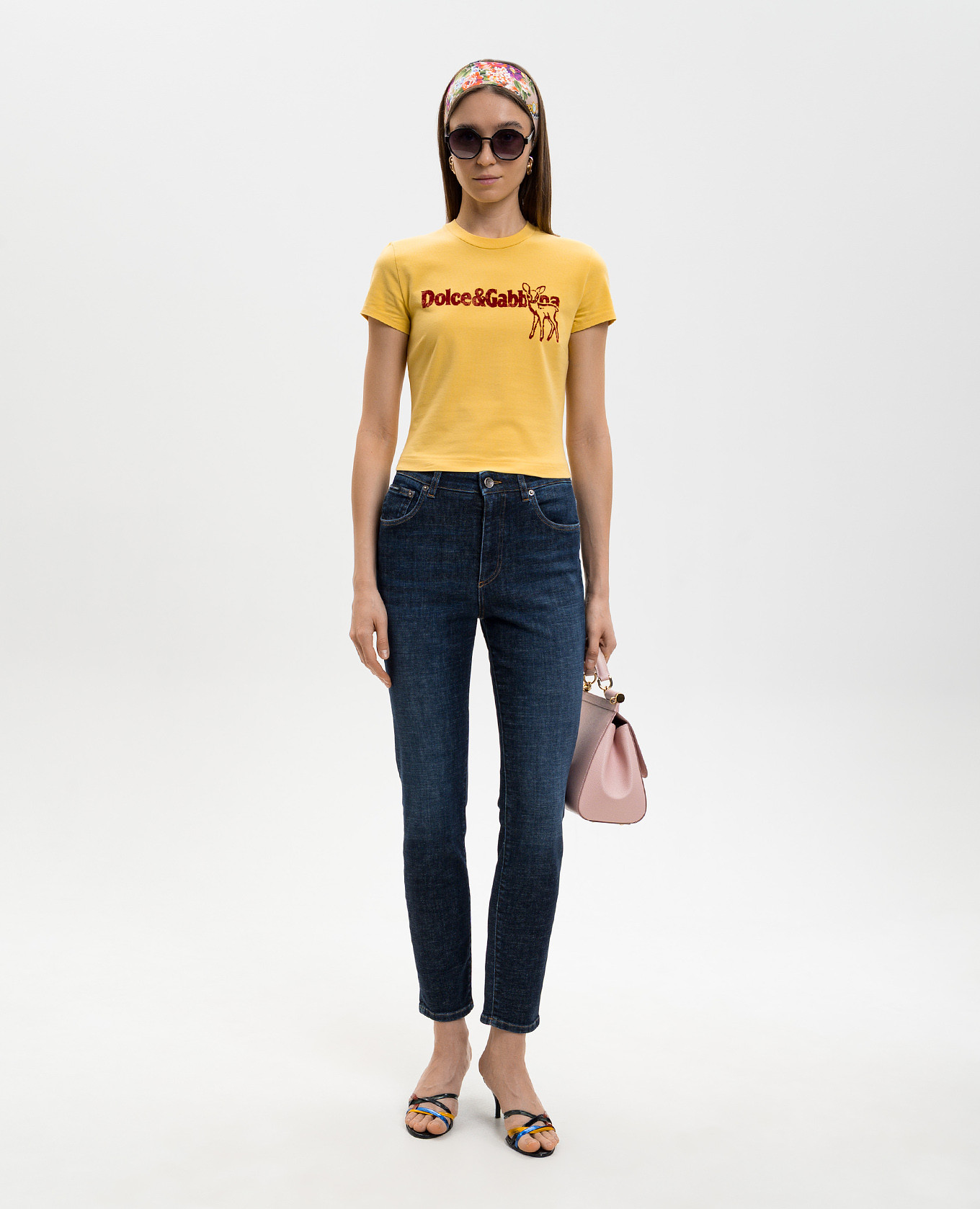 Blue jeans with a worn effect Dolce&Gabbana 2