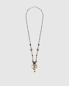 CelesteG Gold chain with heart-shaped pendant 462