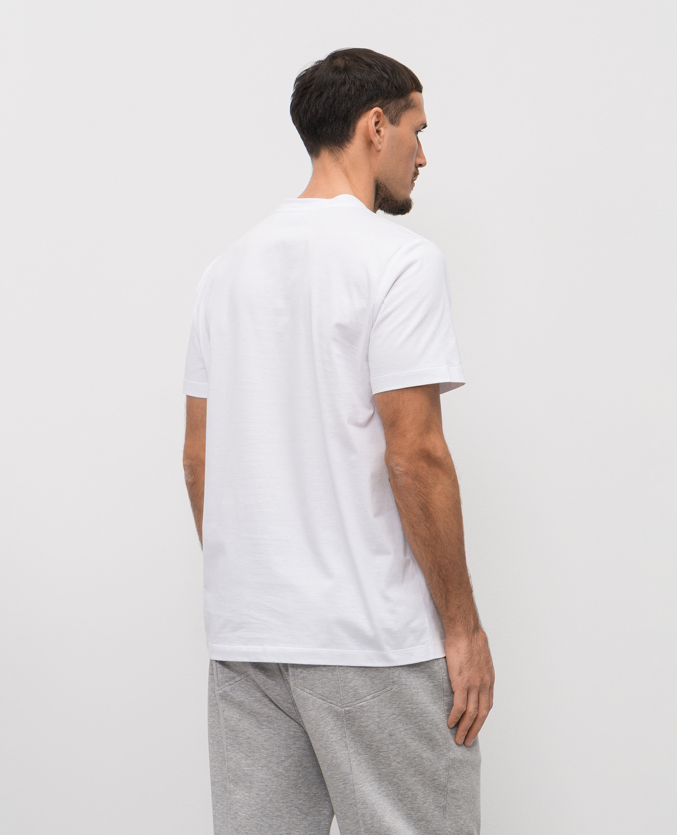 

White T-shirt with logo Peserico