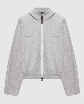 Brunello Cucinelli Grey melange sports jacket MP991B2O06