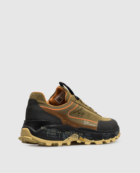 Premiata Devin khaki combination sneakers DEVIN501