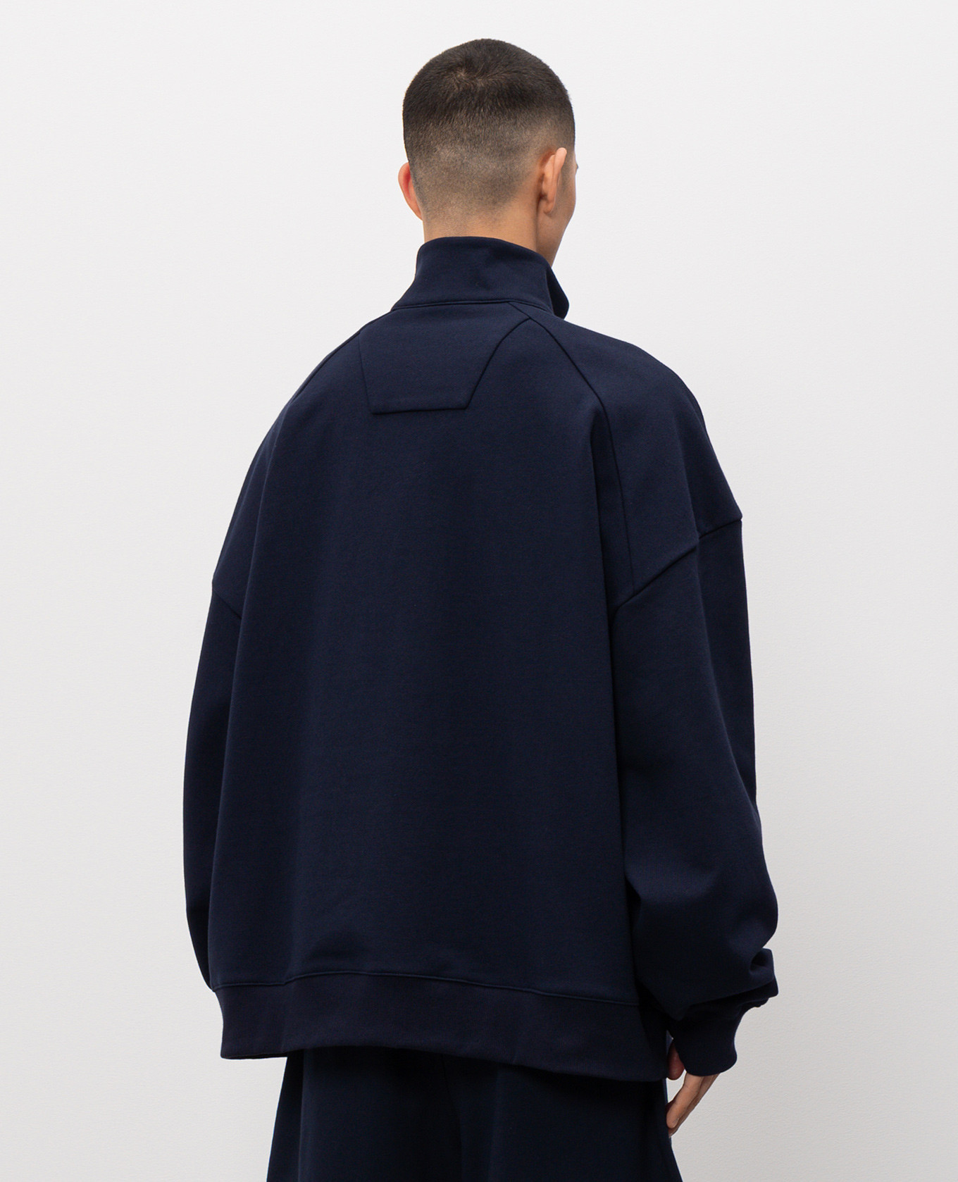 Blue sweatshirt with zipper Juun.j 4