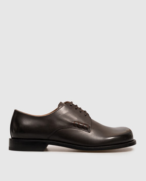 JW Anderson Brown leather derby shoes LU0001LA0391