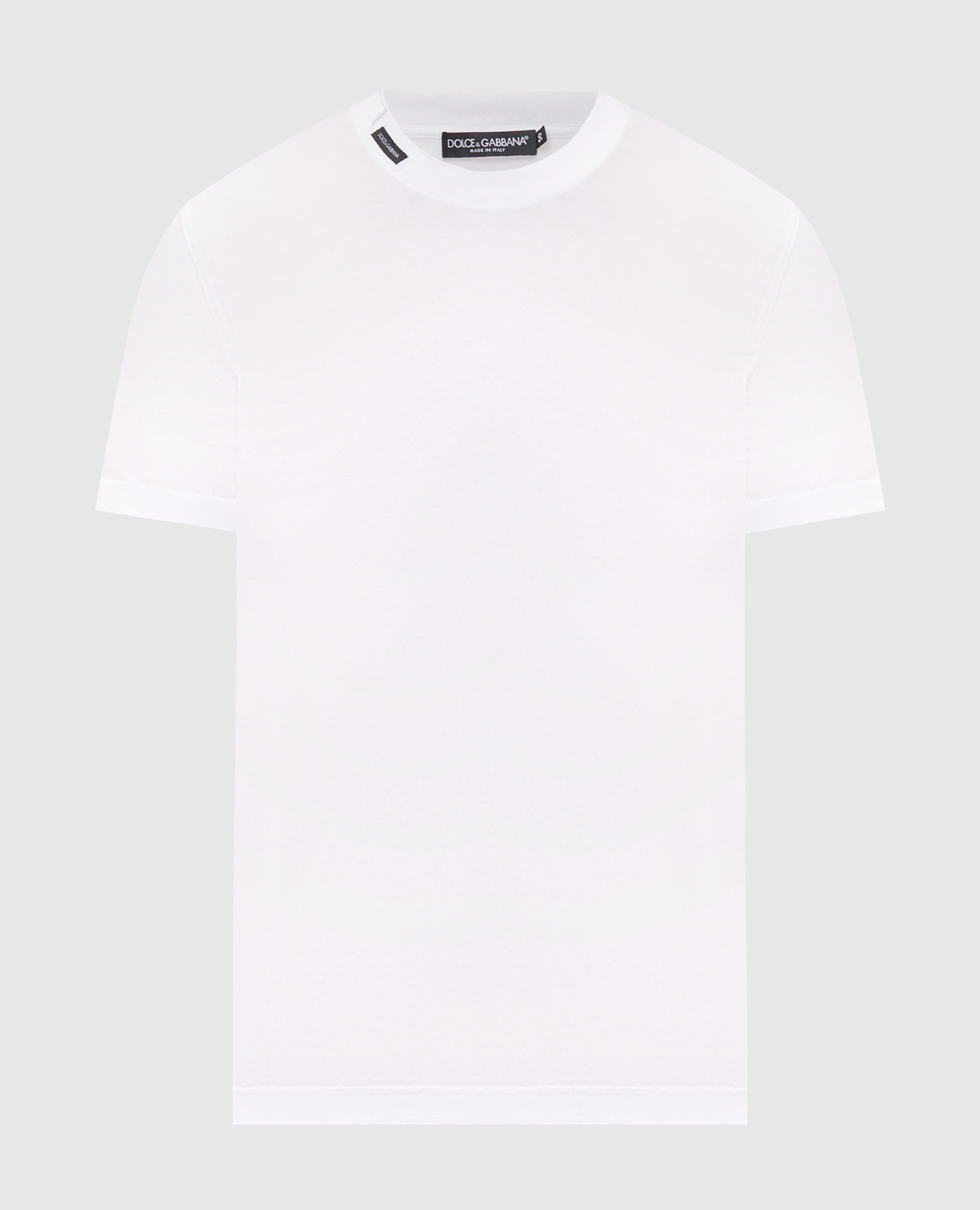 White T-shirt with logo patch