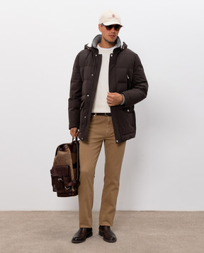 Brunello Cucinelli Brown down jacket MV4061823