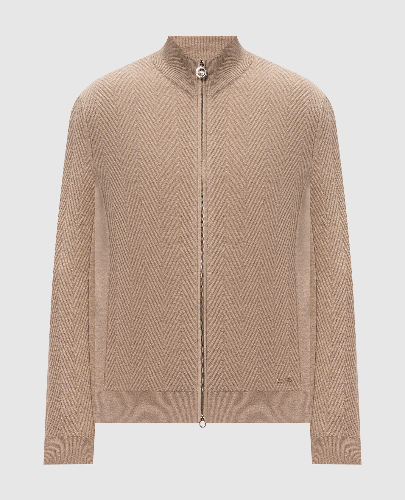 Beige cashmere cardigan