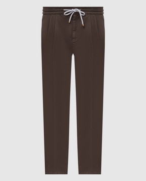 Brunello Cucinelli Brown cotton pants M252UE1710