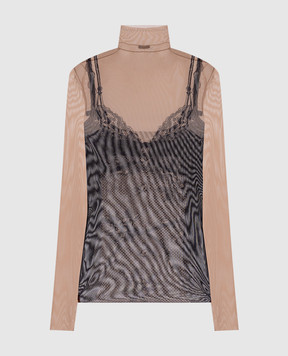 Balenciaga Beige Lingerie top 8292144F4B4