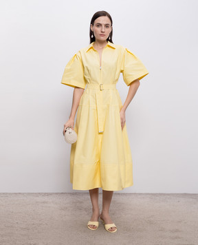 Simkhai Deanna yellow dress 2261141N