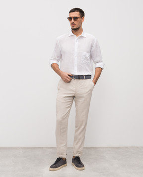 Stefano Ricci White linen shirt MC008163BX2922