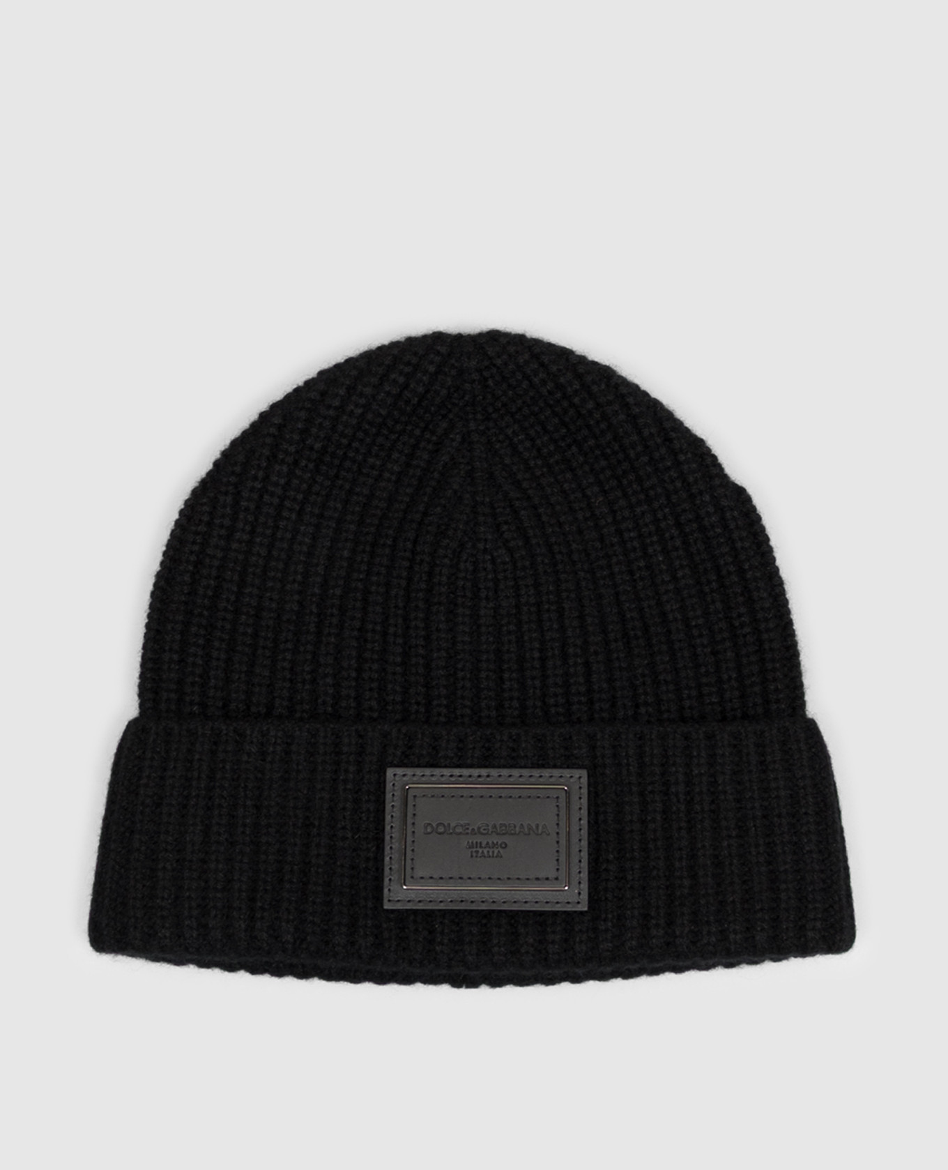Black cashmere hat