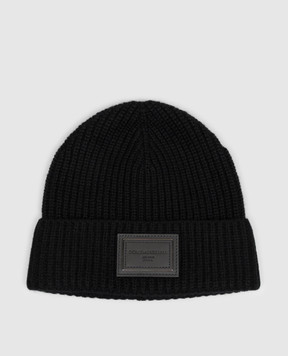 Dolce&Gabbana Black cashmere hat GX66KTJBW2X