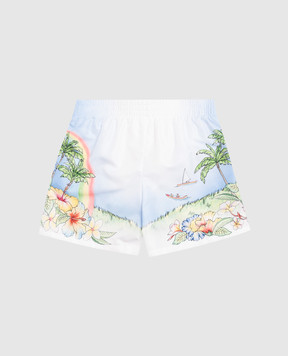 Casablanca Aloha Kids Swim Shorts KSP26TR06302EXBC