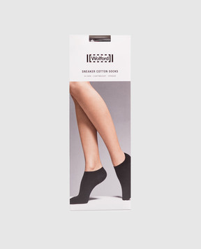 Wolford Black cropped socks 80 den 45018