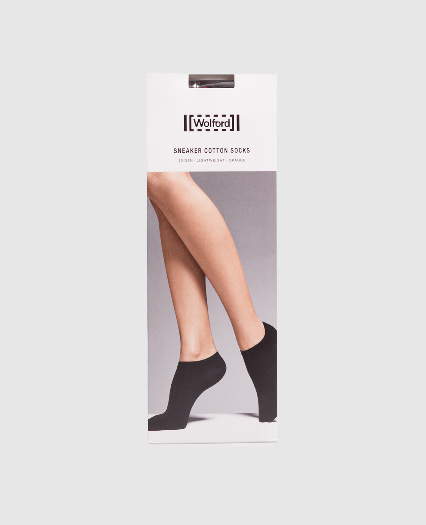 Black cropped socks 80 den