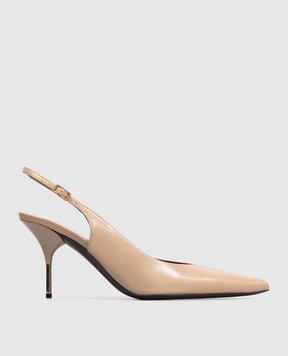 Versace Beige leather slingbacks Nyx 10244361A17282