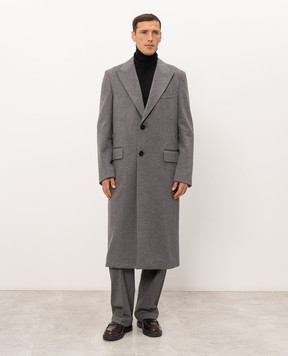 Dolce&Gabbana Gray cashmere coat G052WTFU2D1
