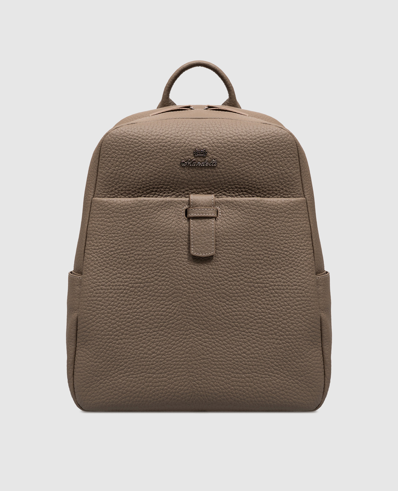 Beige leather Johnny backpack