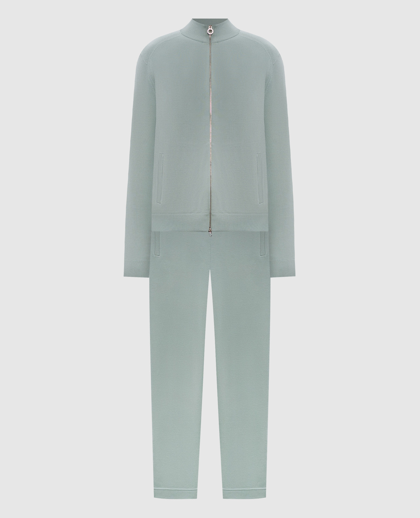 

Green cashmere tracksuit with emblem Stefano Ricci