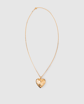 PUCCI Gold chain with mirror pendant 5UAM355U920