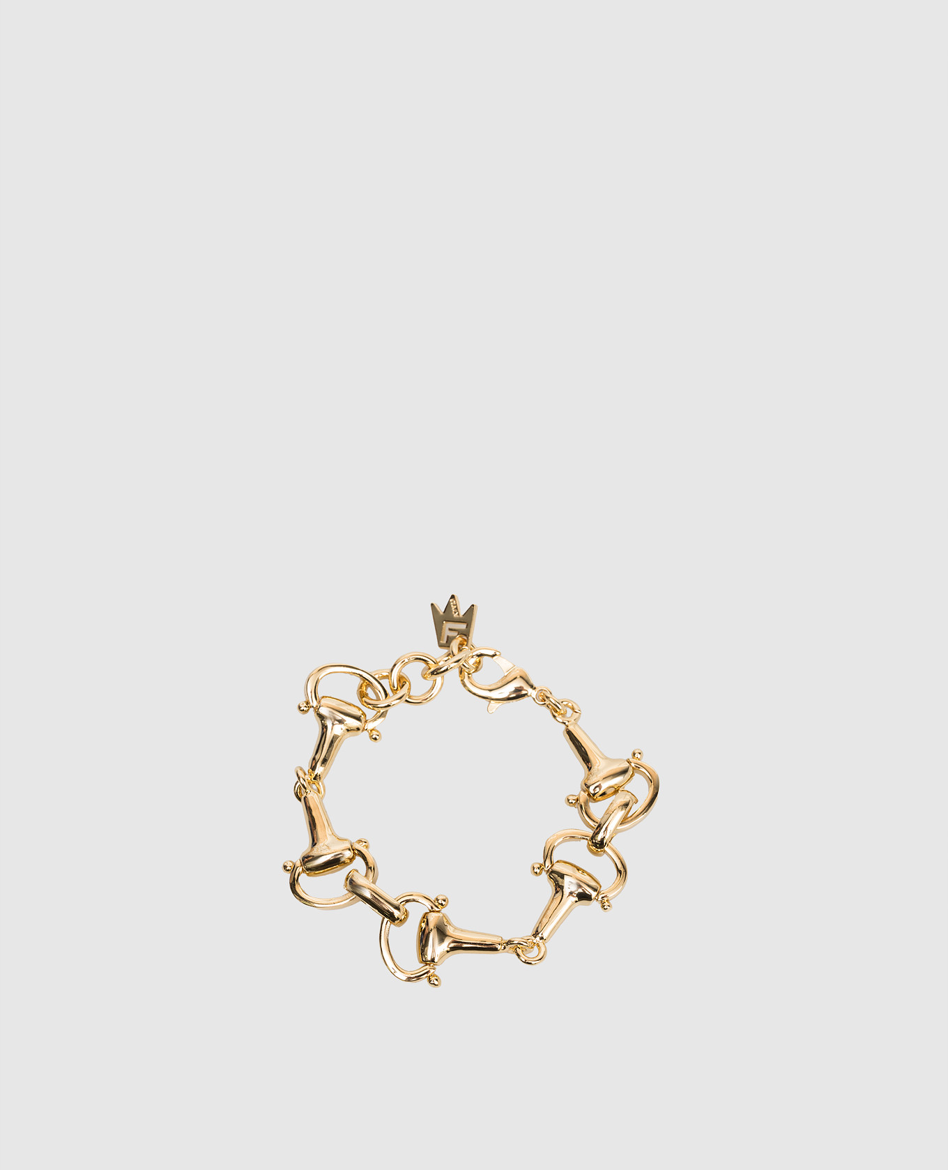

Gold bracelet with pendant Reco, Golden