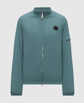 Stefano Ricci Green jacket with logo patch M6J4100010PL001HSAC64