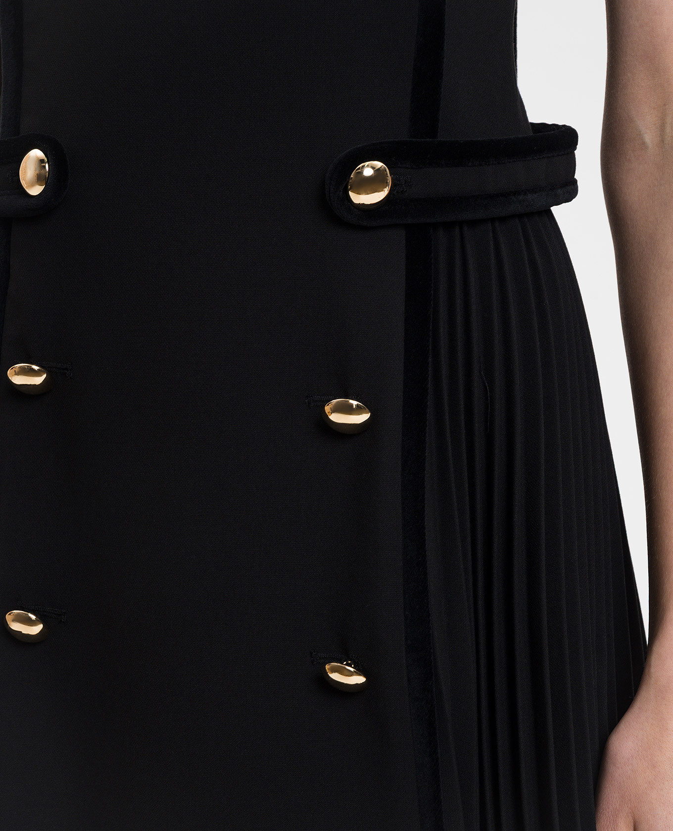 

Black pleated mini dress Simkhai