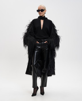 16Arlington Black blouse Olamo T415AW2501