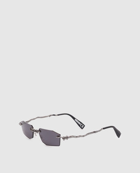 Kuboraum Silver Folding Sunglasses H40 KRSH40BB0000004Y