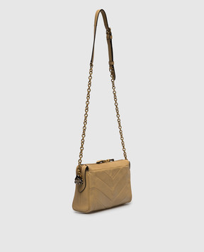 Valentino Beige leather bag Panthea with Swarovski crystals 8W2B0S99UYF