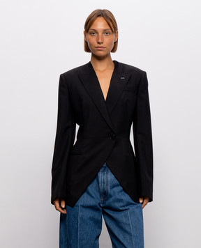 Givenchy Black double-breasted wool jacket BW30R3100H