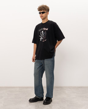 Vetements Black T-shirt with print MH27TR242B