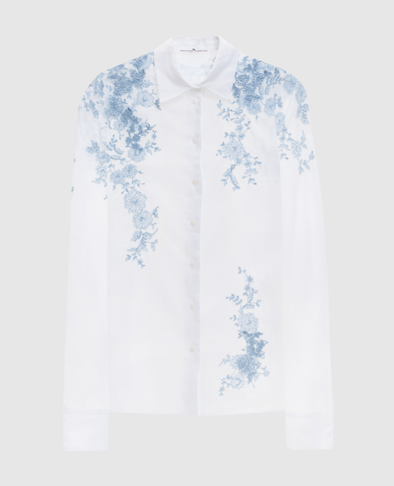 

White shirt with embroidery Ermanno Scervino