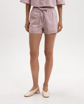 Valentino Pink checked shorts 9B3RF365ACD
