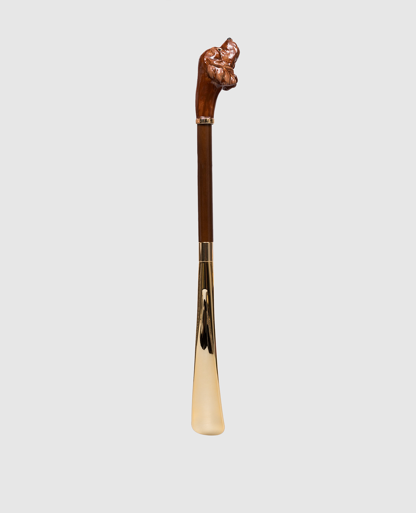 Brown Cocker shoe horn