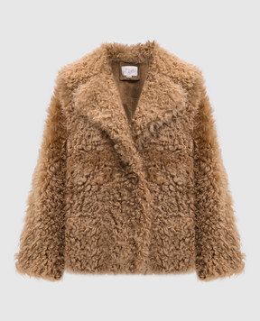Babe Pay Pls Korin sheepskin coat with turn-down collar 2331TIGRADO