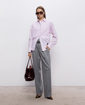 The Attico Pink checkered shirt 261WCH00014CCC148AA