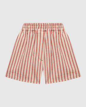 Fendi Beige striped shorts FLP897AOHT