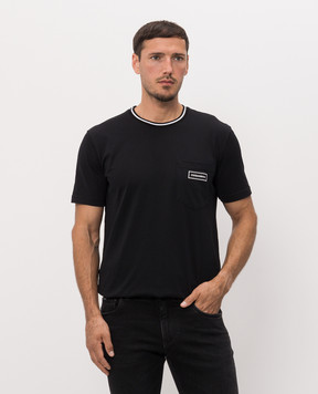 Dolce&Gabbana Black T-shirt with patch G8RA2ZG7Q2P