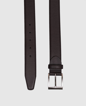 Canali Brown leather belt KA0002550C