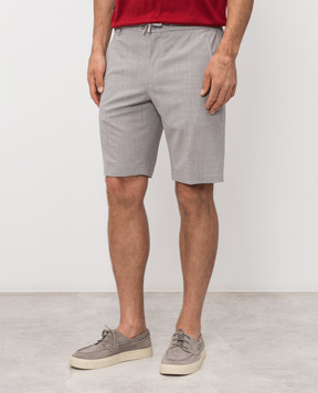 Stefano Ricci Gray wool shorts M1T6100331W0012U
