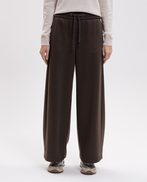 Peserico Brown sweatpants P04461J0A5071