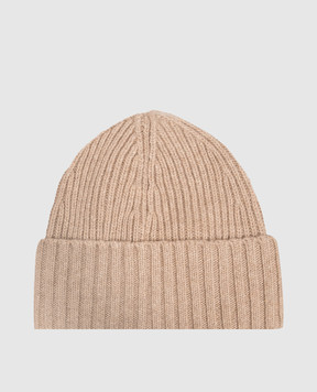 Stone Island Children's beige hat with wool and cashmere L2S16N100003S00M3
