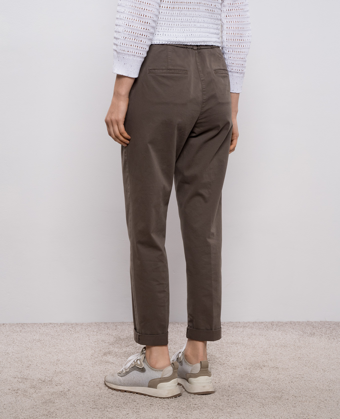 

Khaki pants Peserico