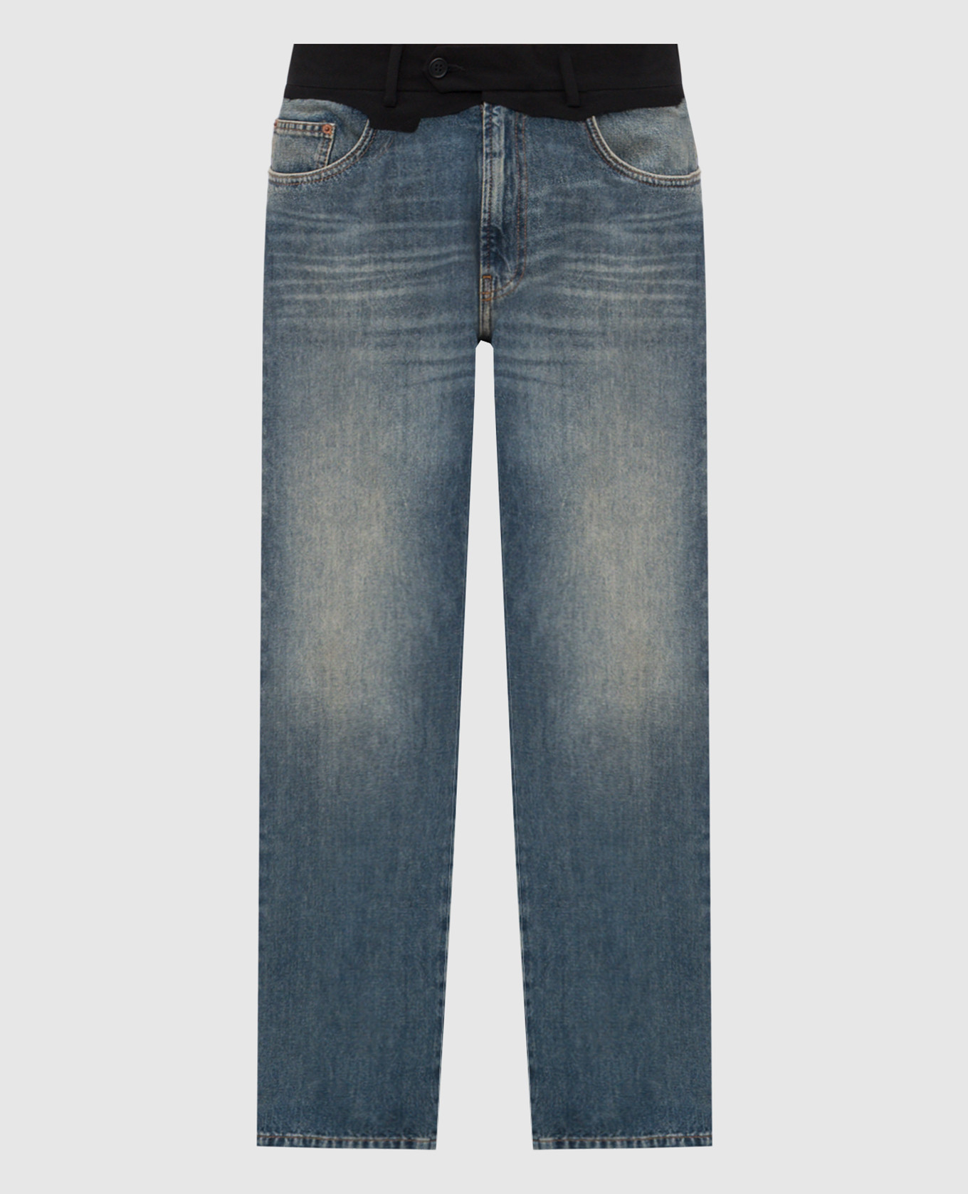 

Blue jeans with a worn effect Maison Margiela MM6