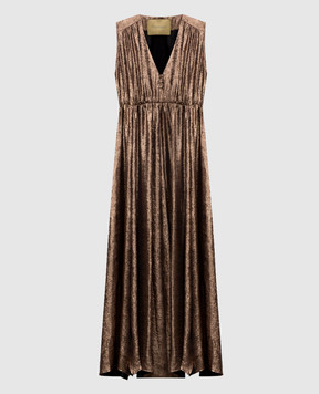 Momoni Brown Ysla dress MODR06317MO