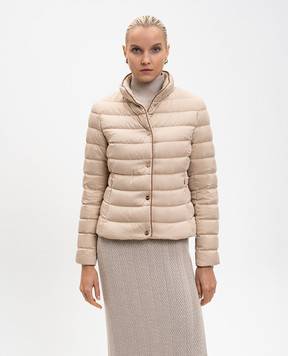 Herno Beige down jacket with logo PI002102D12414Z