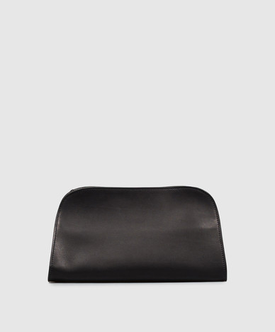 Schwarze Ledertasche Peggy