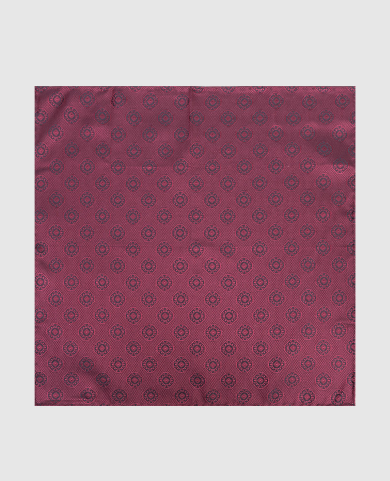 

Burgundy patterned silk pachet scarf Brunello Cucinelli