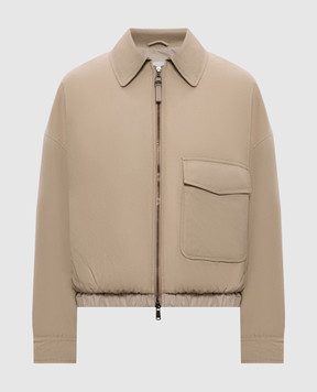 Brunello Cucinelli Beige jacket with linen ML1187662
